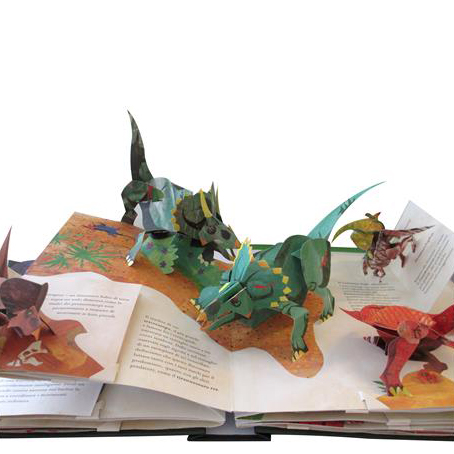 Rizzoli Enciclopedia Preistorica Dinosauri libro pop-up Sabuda