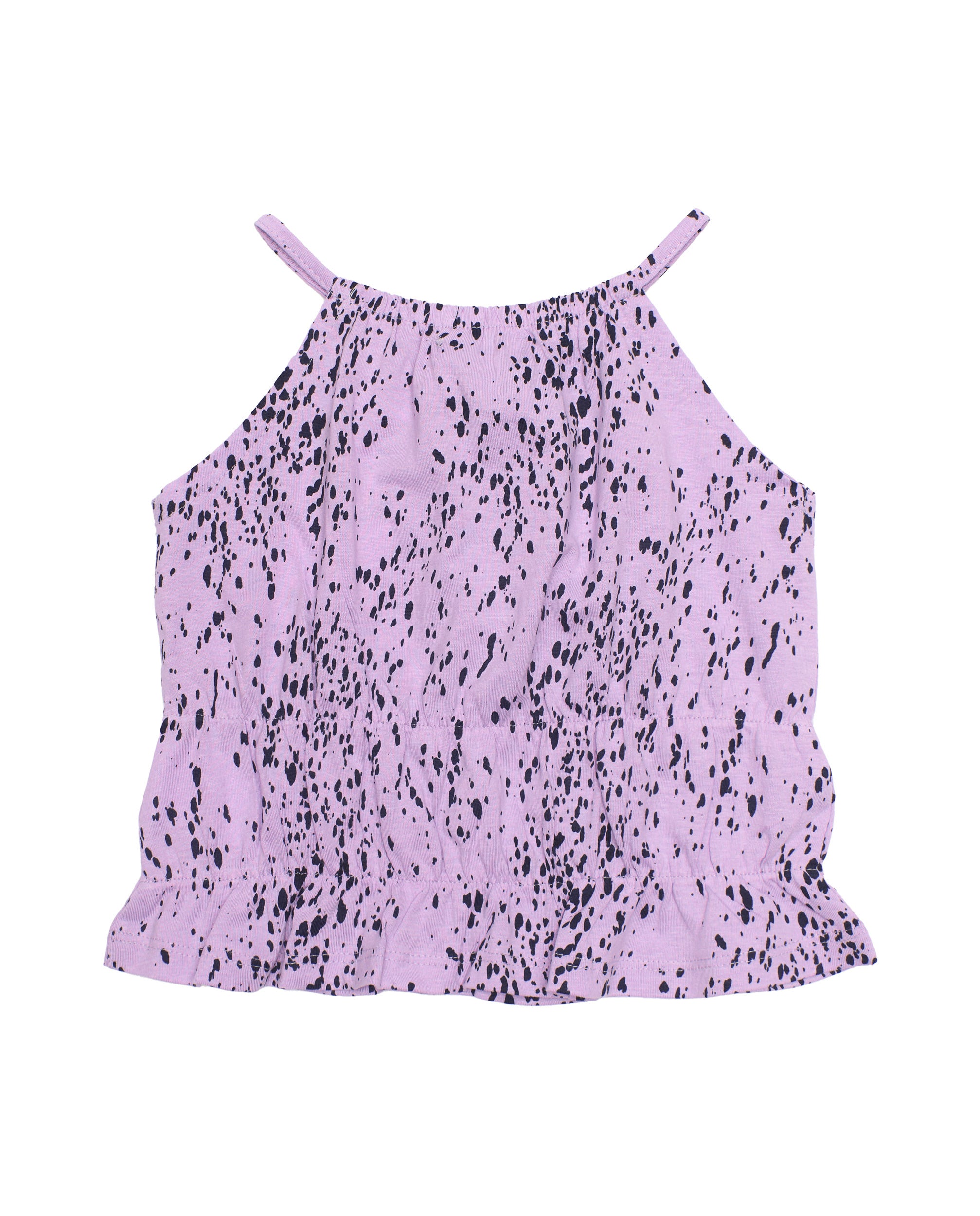 Tuc Tuc completo bambina lilla top e shorts 2 pezzi
