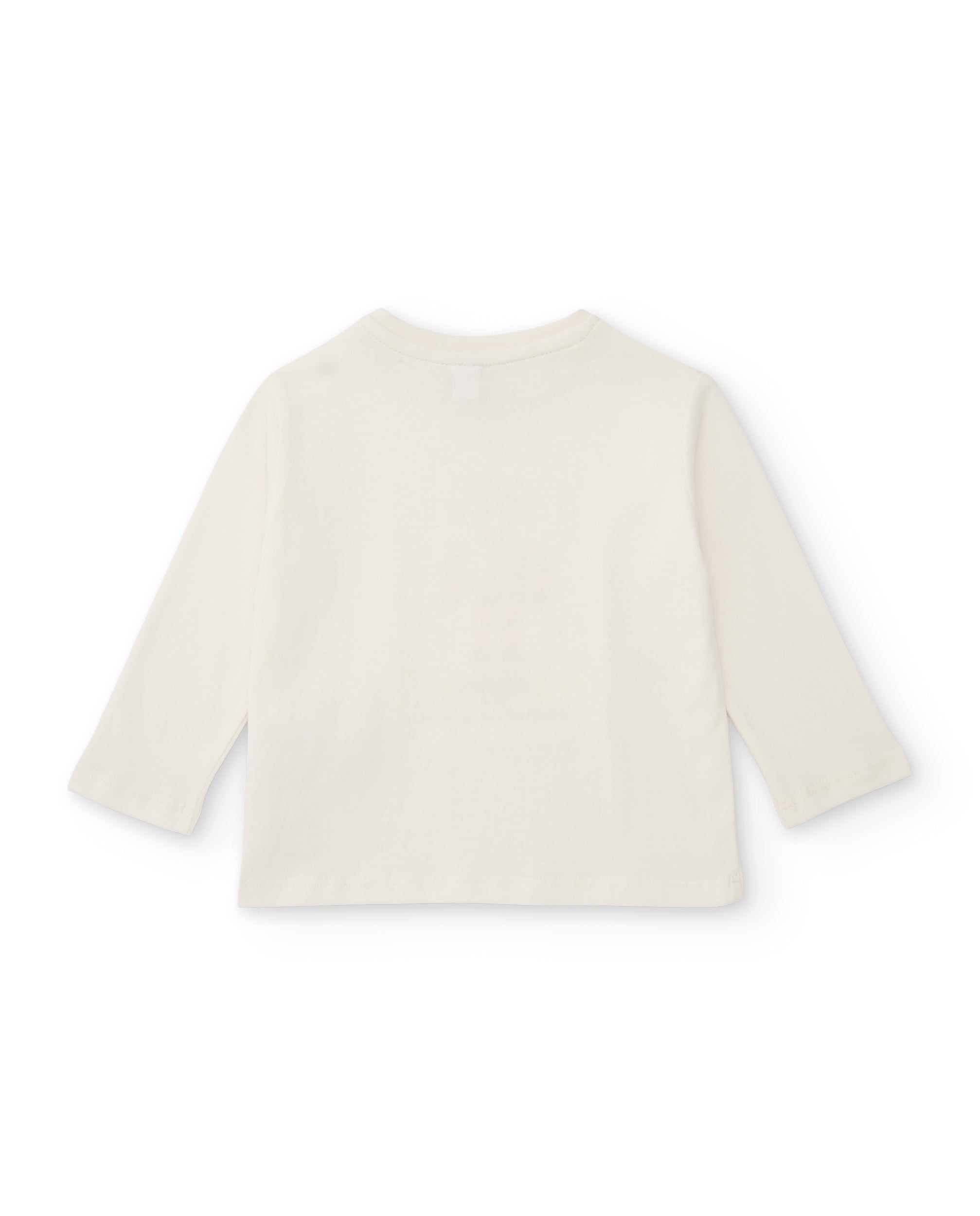 Tuc Tuc t-shirt bimbo robot manica lunga bianco