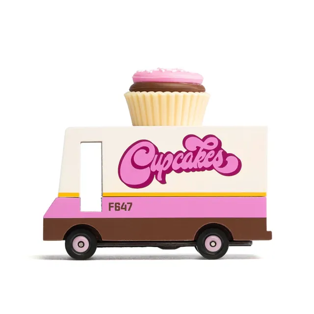 Candylab Candycar Cupcake Van macchinina legno