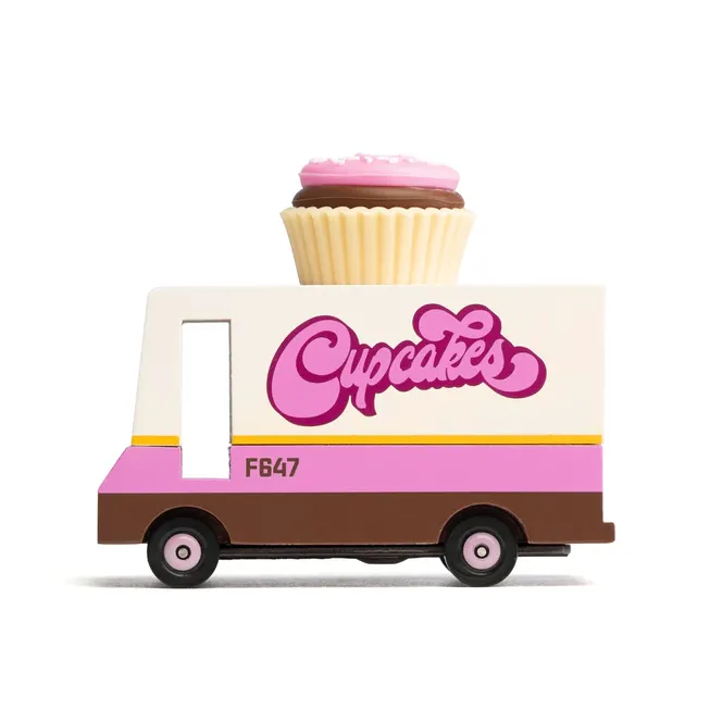 Candylab Candycar Cupcake Van macchinina legno