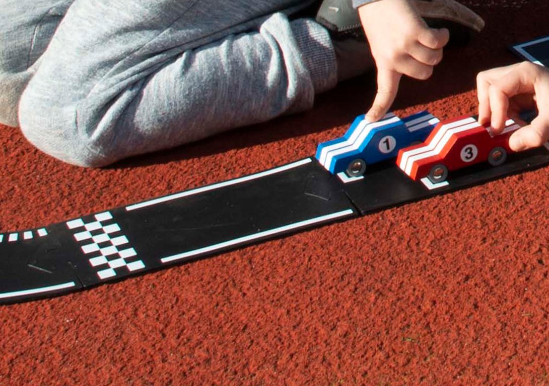 Waytoplay Grand Prix pista macchinine flessibile 24 pezzi