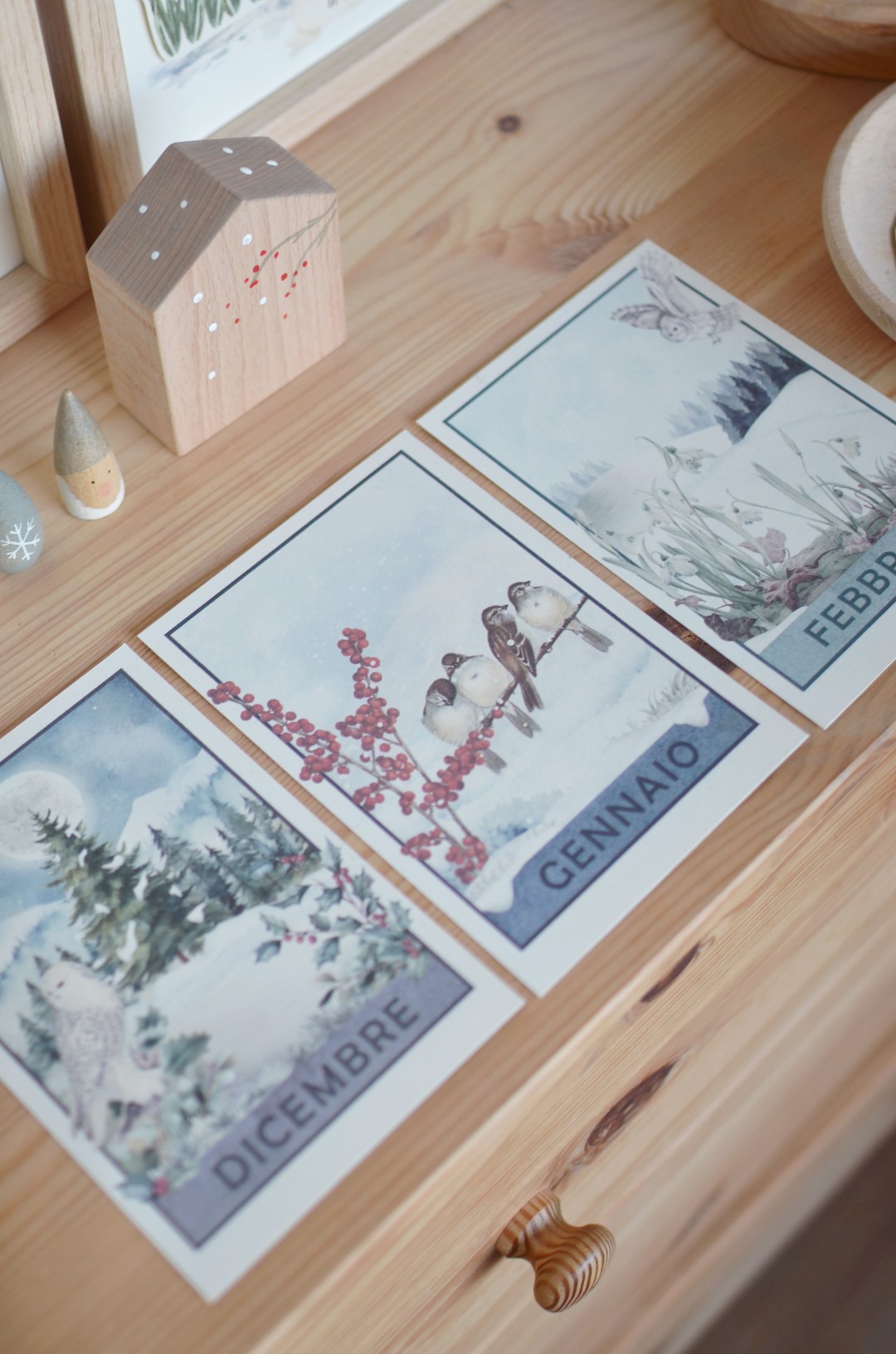 PlayKitBaboo Inverno kit gioco con libro e Grapat