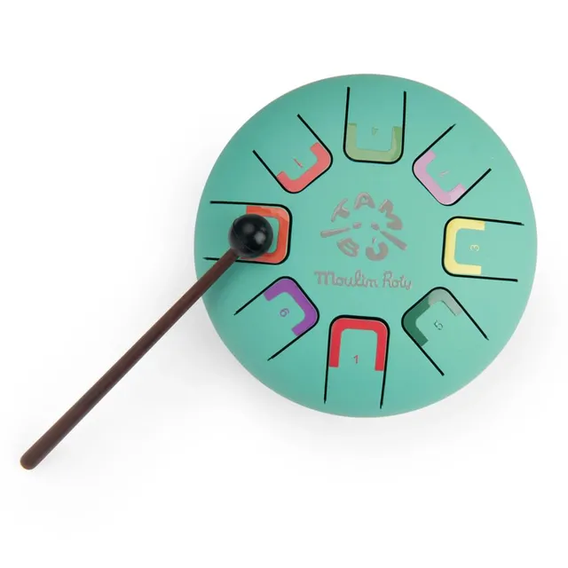 Moulin Roty Dans la Jungle tongue drum tamburo 8 note