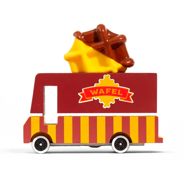 Candylab Candycar Waffle Van Macchinina in Legno