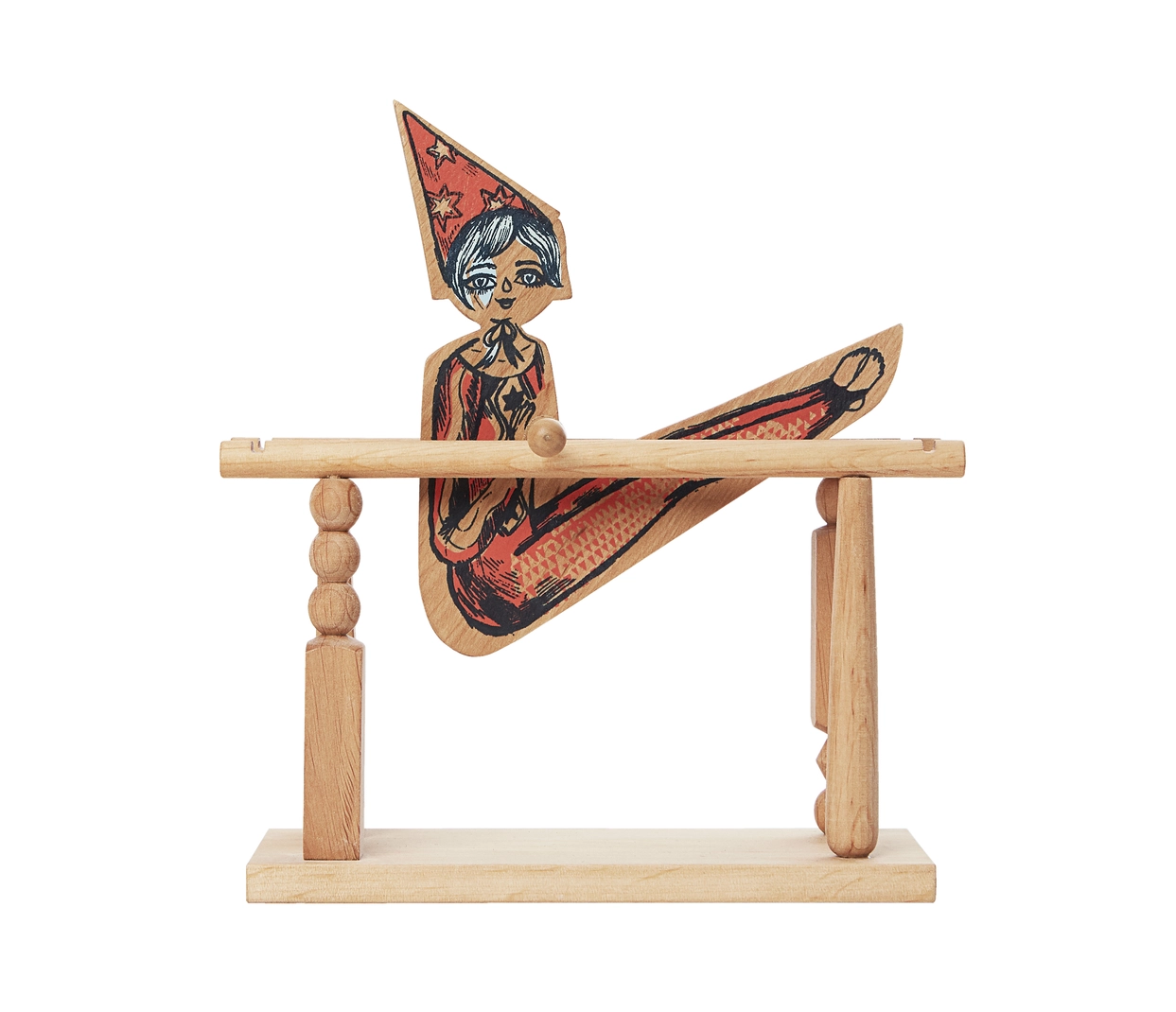 Wooden Story Acrobat Girl gioco equilibrio legno