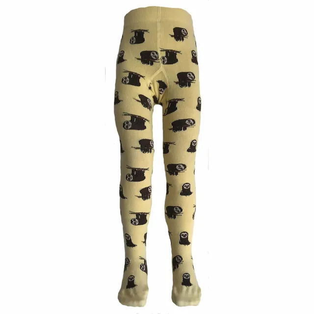 Slugs & Snails Sloth collant bimbo cotone bio giallo bradipo