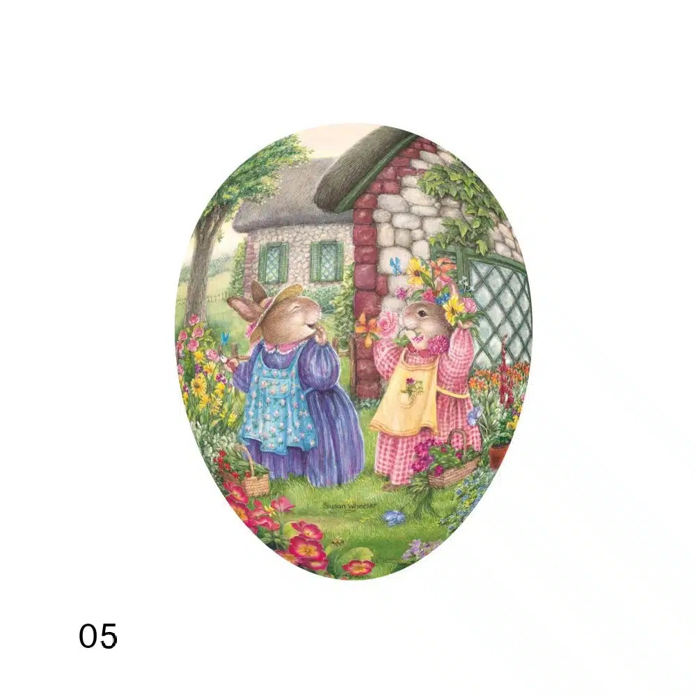 Nestler Holly Pond Hill uovo di Pasqua 18 cm cartone