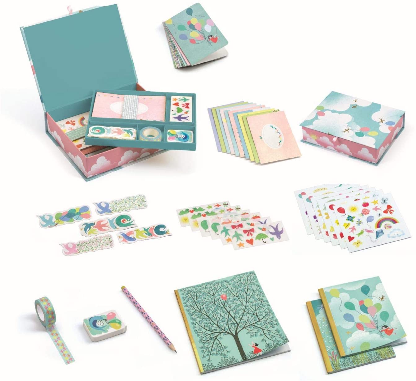 Djeco My Stationery Charlotte set cancelleria kraft dai 5 anni