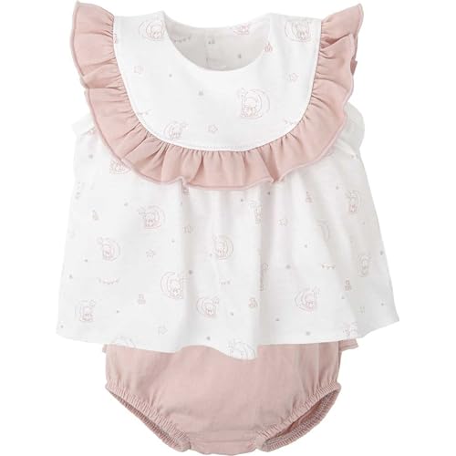 Babidu completo neonata 24 mesi canotta floreale cotone