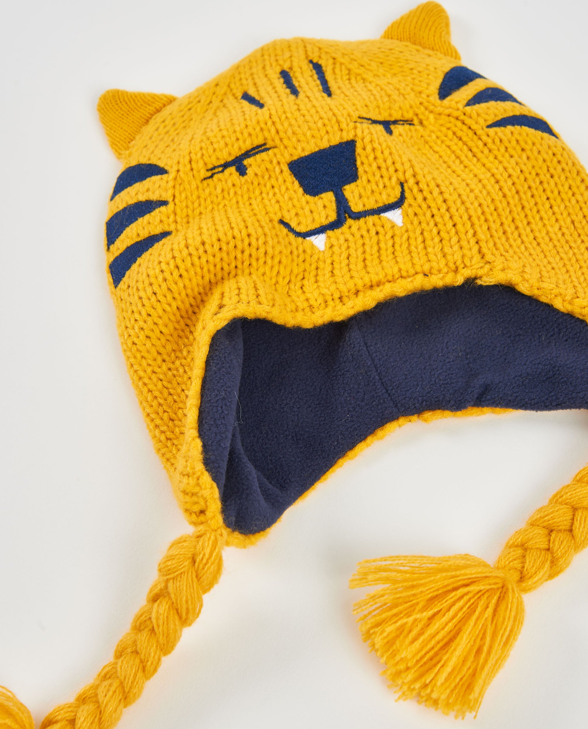 Tuc Tuc set cappello scaldacollo bimbo giallo tigre