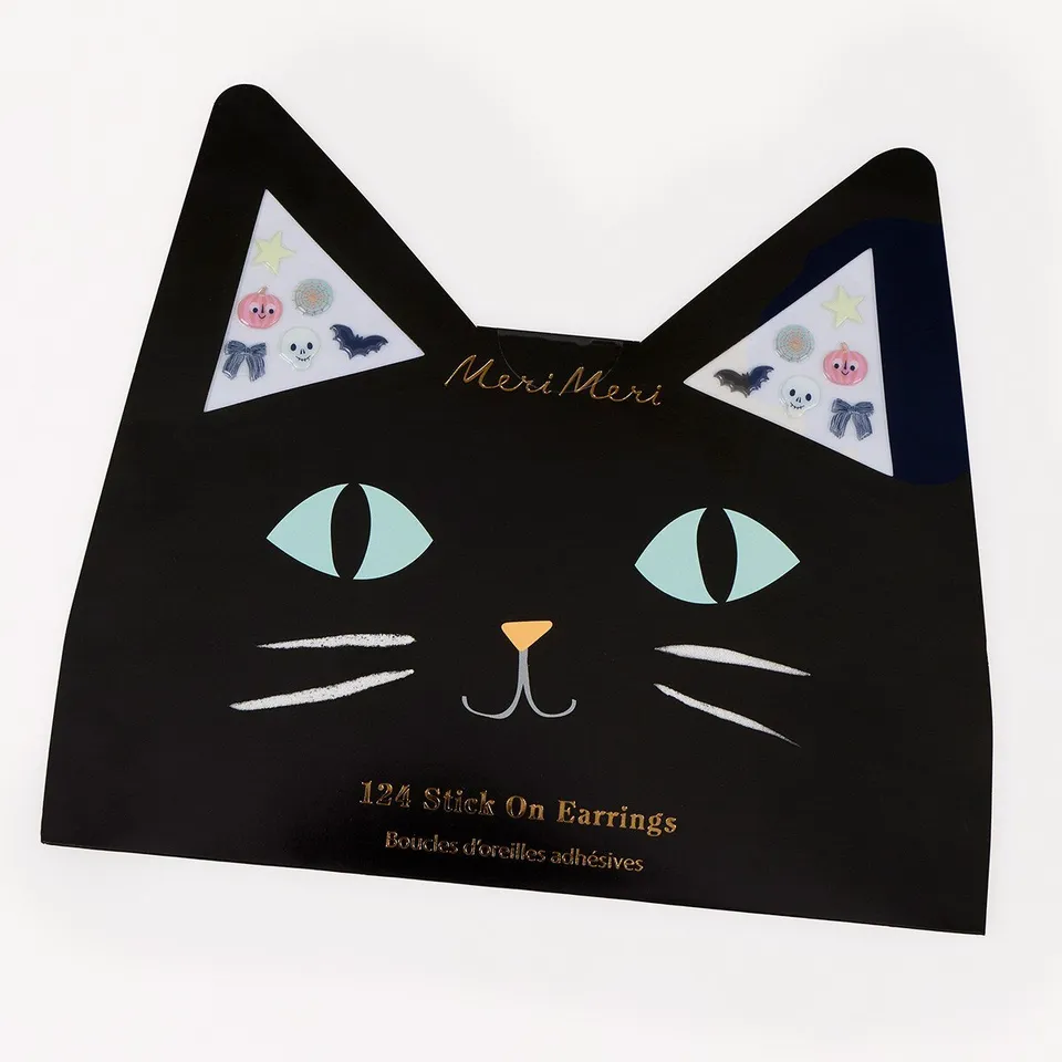 Meri Meri Halloween Icons orecchini adesivi 31 paia rame