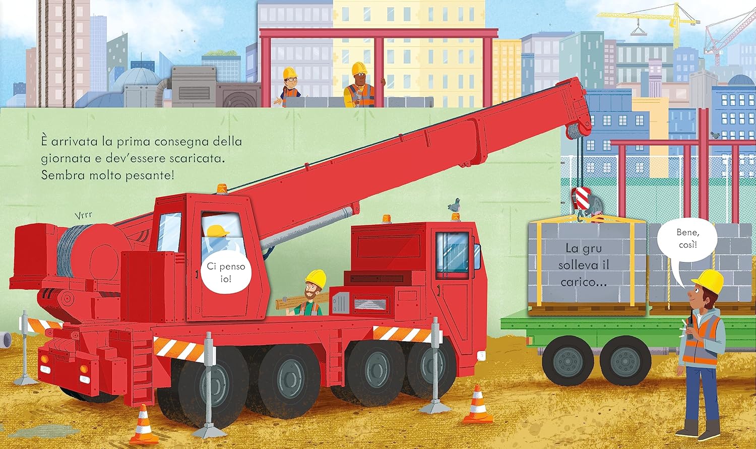 Usborne Libri Cucù La Gru libro con finestrelle 3-6 anni