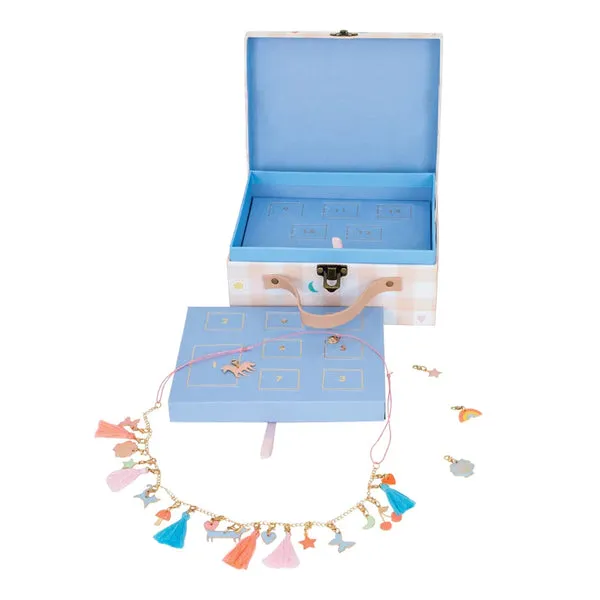 Meri Meri Valigetta Charm Collana calendario avvento 8 anni