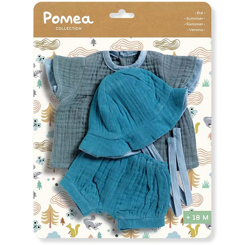 Djeco Pomea Summer vestiti bambole cotone 30-34 cm