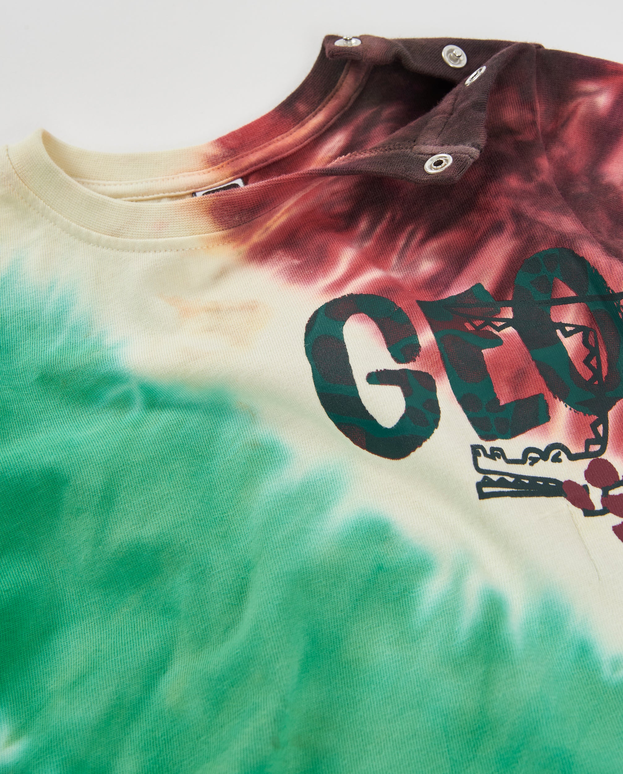Tuc Tuc maglia bambino verde maniche lunghe tie-dye