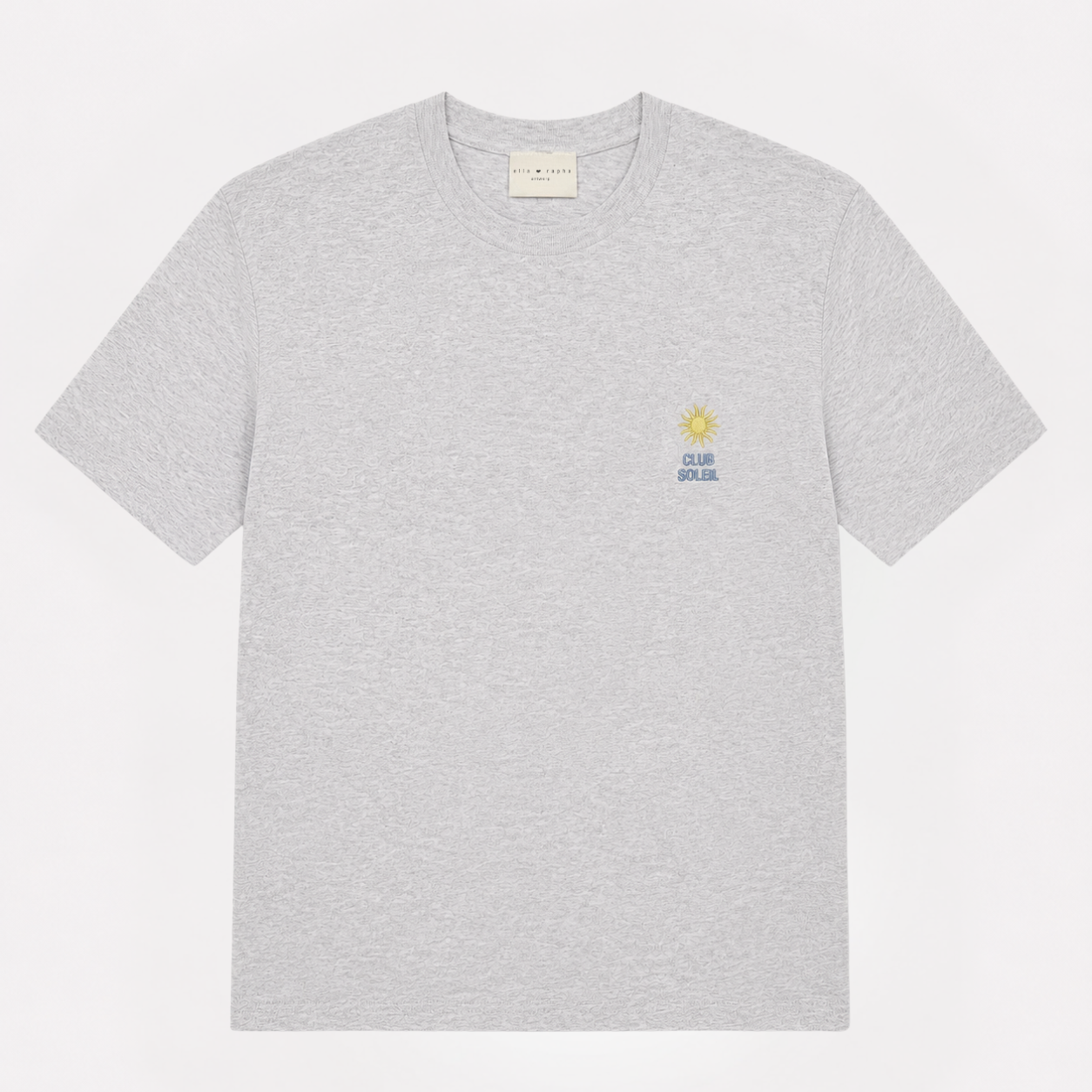 Ella and Rapha Club Soleil t-shirt uomo grigia cotone organico