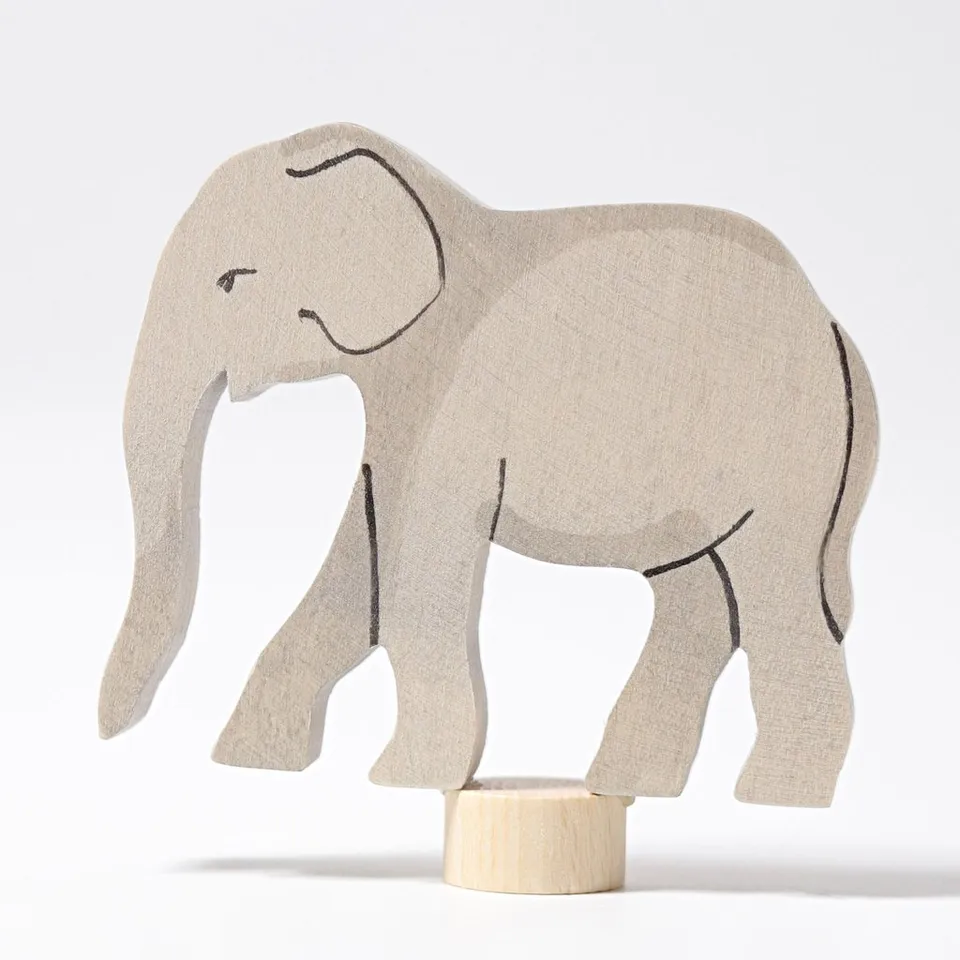 Grimm’s figura decorativa elefante in legno 8 cm
