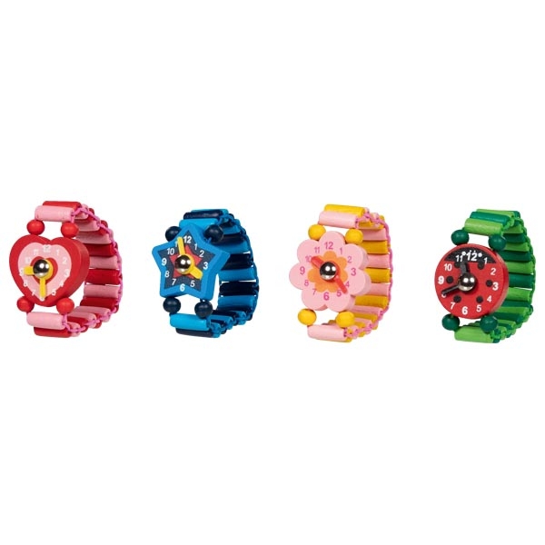 Goki Imparo le Ore orologio polso legno