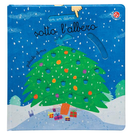 La Coccinella Scorri e gioca Sotto l'albero libro cartonato 12 pagine