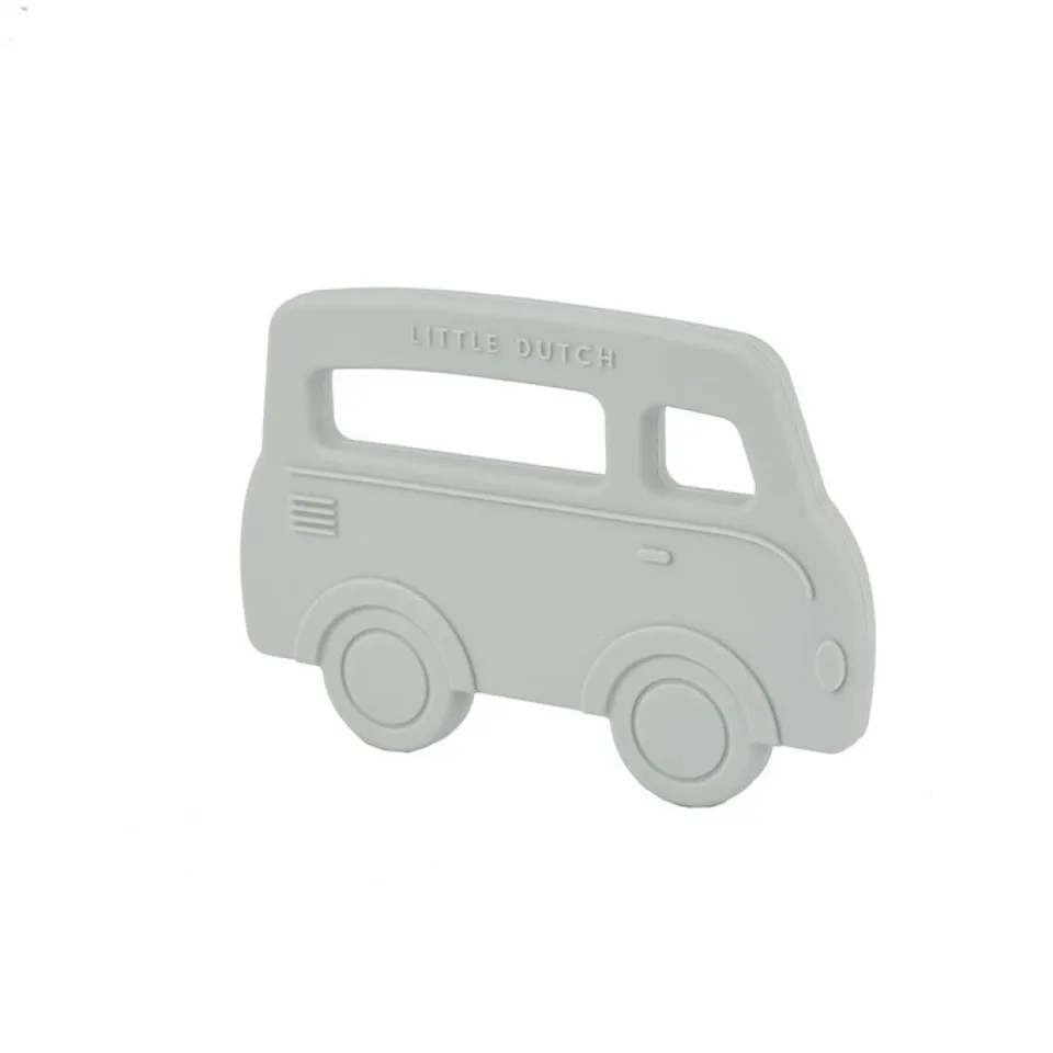 Little Dutch autobus verde massaggiagengive silicone
