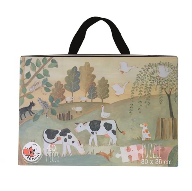 Egmont Toys Farm Puzzle 40 pezzi fattoria 80x36 cm