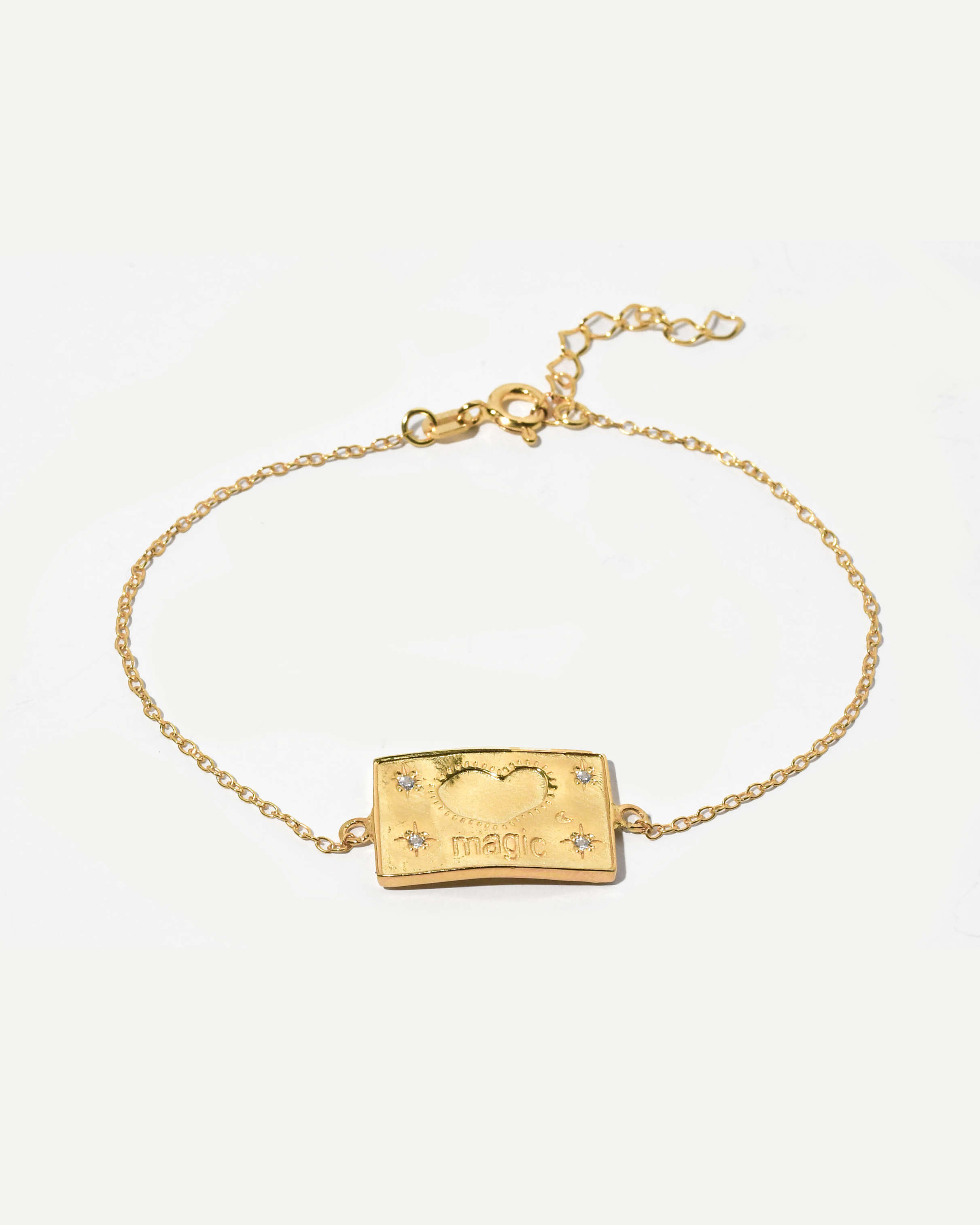 Ella and Rapha Magic bracciale oro 15 cm cuore