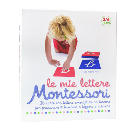 L'Ippocampo Le mie lettere cofanetto Montessori 26 carte