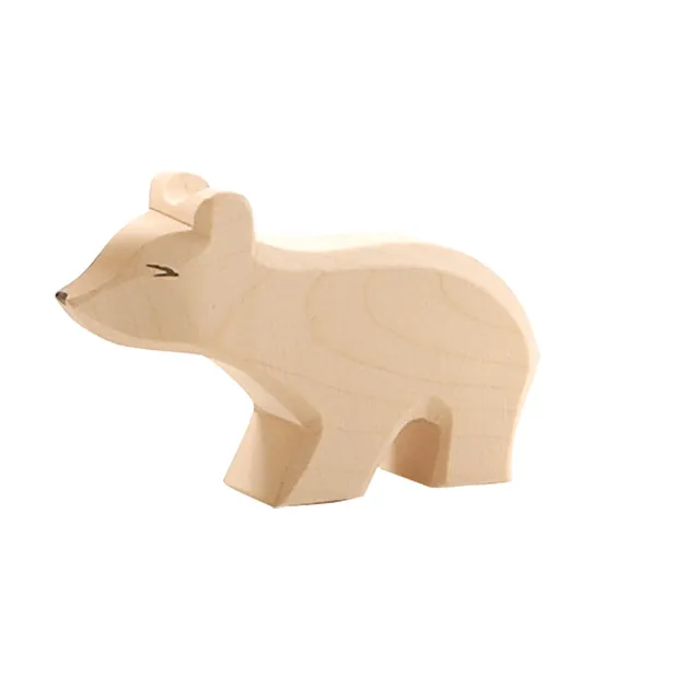 Ostheimer Orso Polare Piccolo Curioso figura legno 5 cm