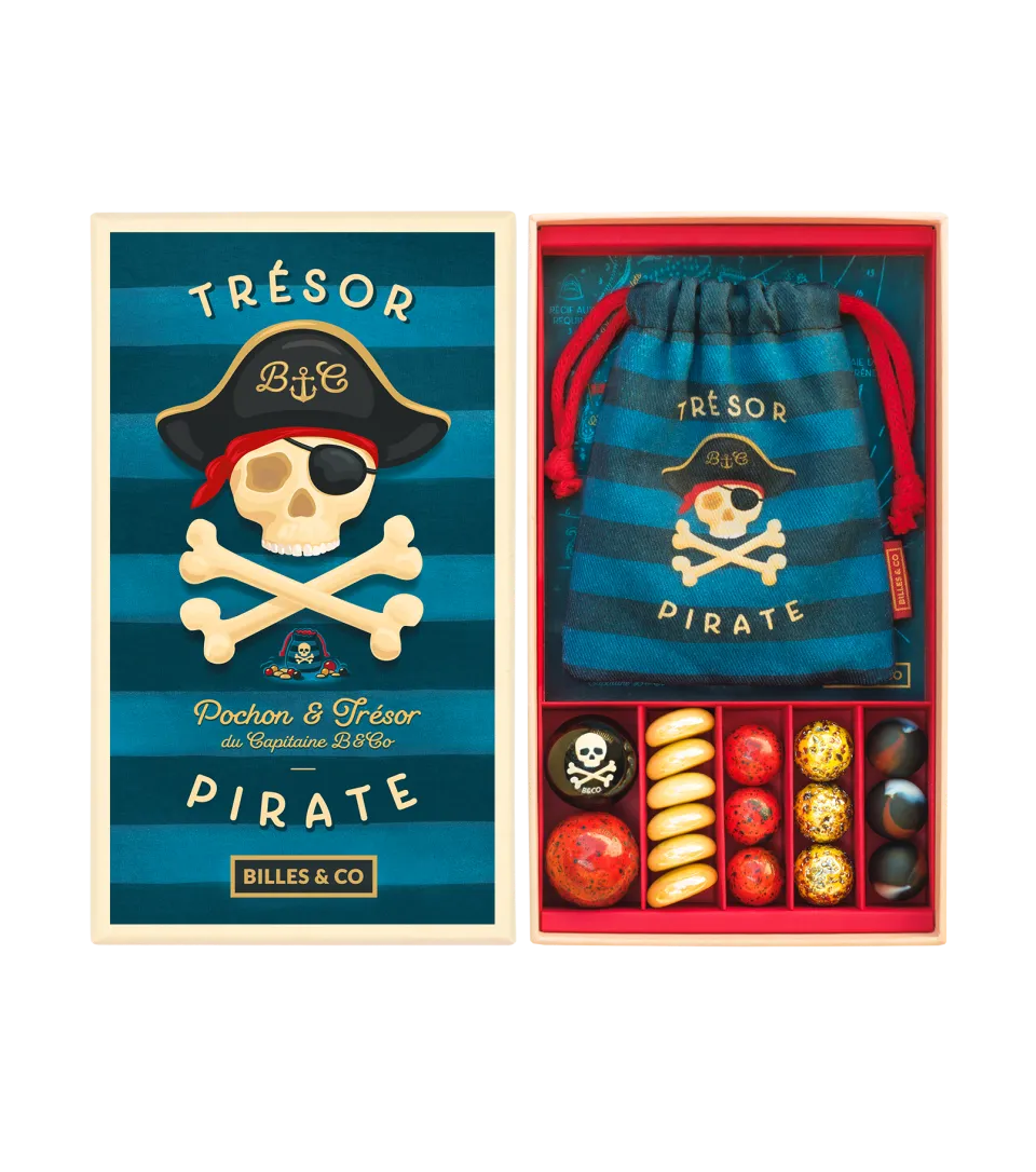Billes & Co Pirate biglie vetro 17 pezzi edizione speciale