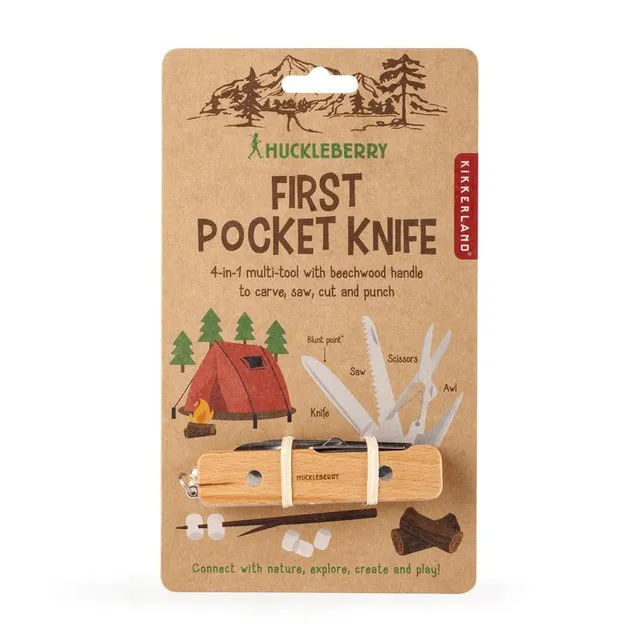 Huckleberry Primo coltellino multifunzione bambini 4 funzioni