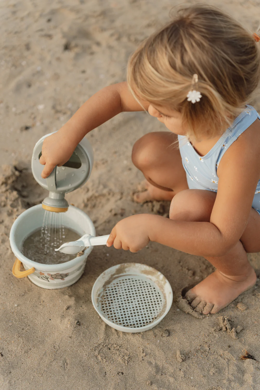 Little Dutch Fresh Green set spiaggia bambini 18 mesi