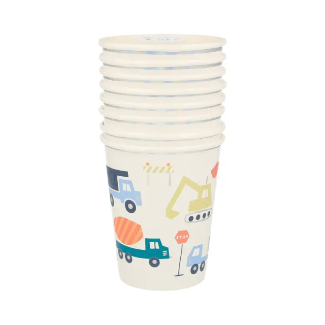 Meri Meri Mezzi Costruzione bicchieri 8 pz 240 ml