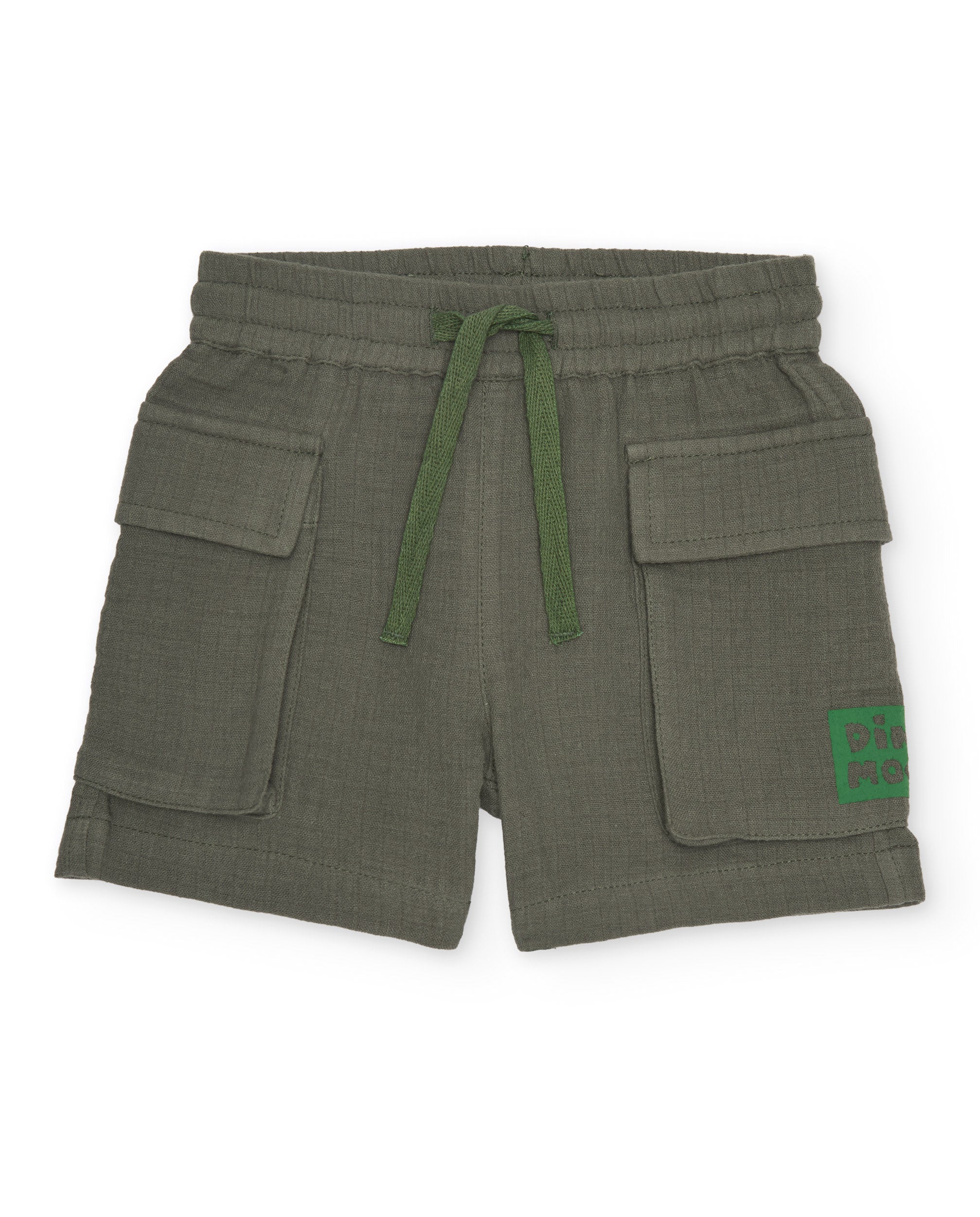 Tuc Tuc Bermuda Bimbo Cargo Verde Tasche Laterali