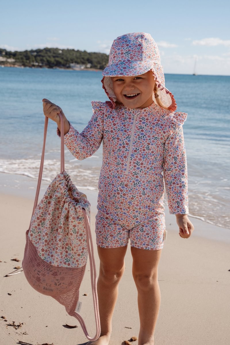 Little Dutch cappello sole bambina rosa fiori