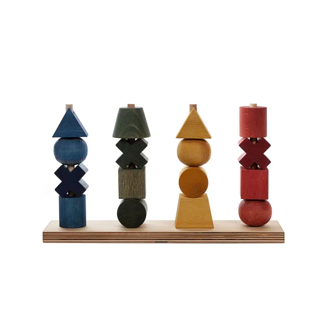 Wooden Story forme e colori XL impilabile legno