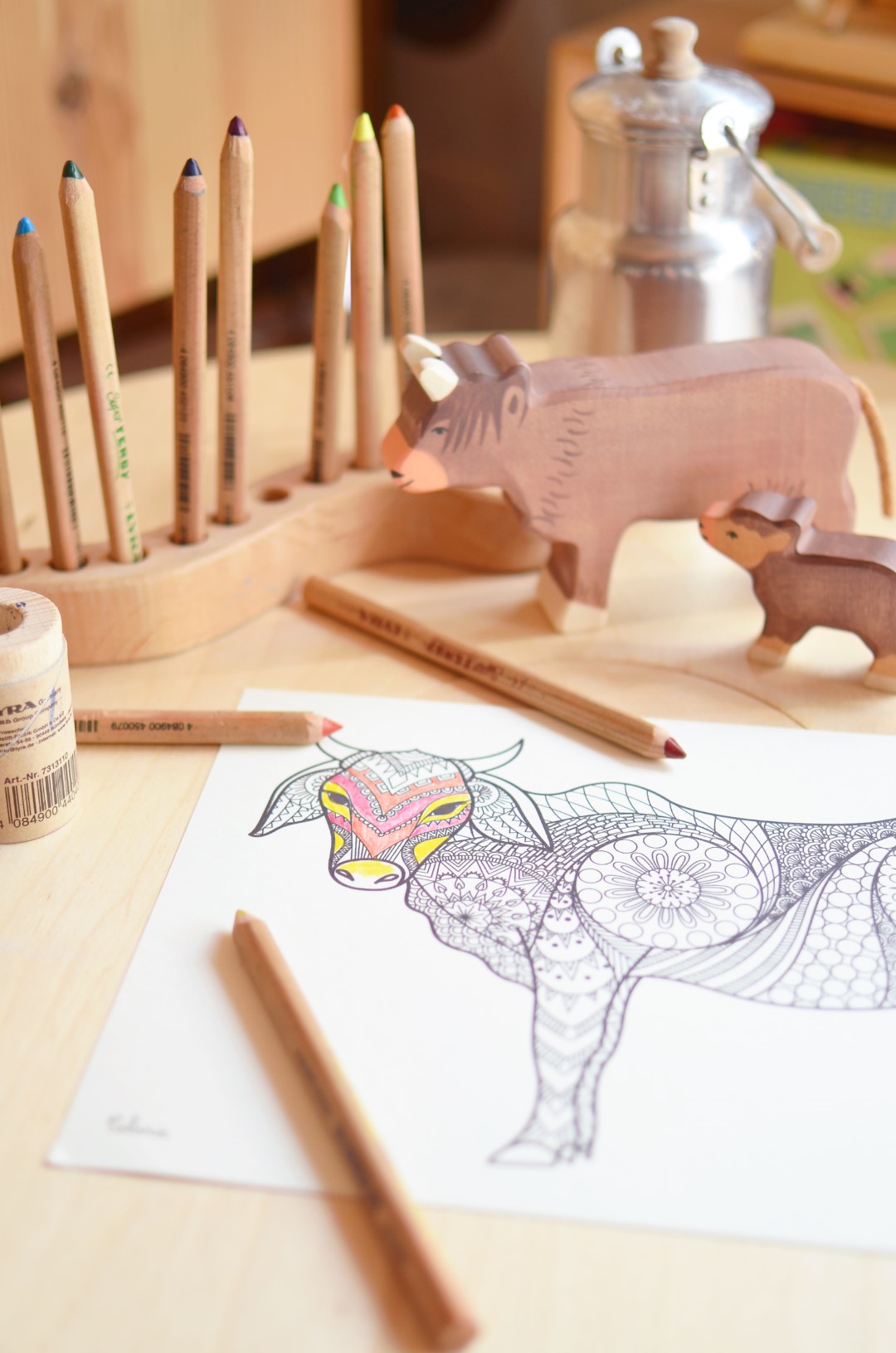 PlayKitBaboo Viaggio del Latte Kit Gioco con Libro