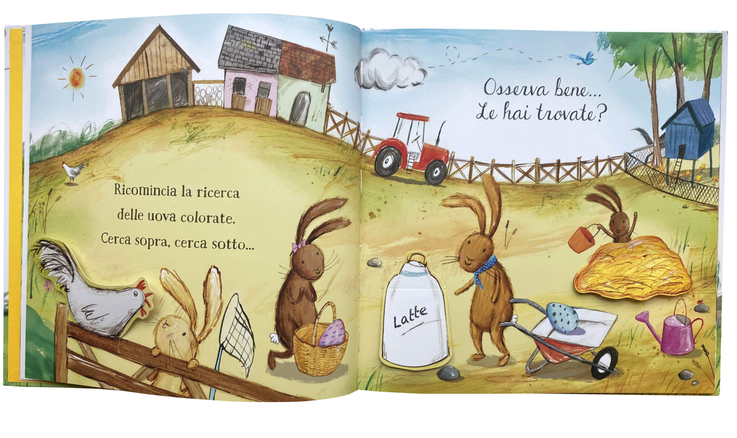 Sorprese di primavera libro bambini con alette Emme