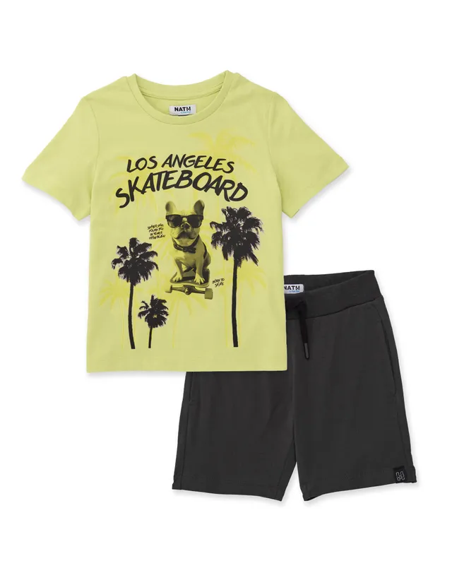 Tuc Tuc completo bimbo t-shirt + bermuda verde