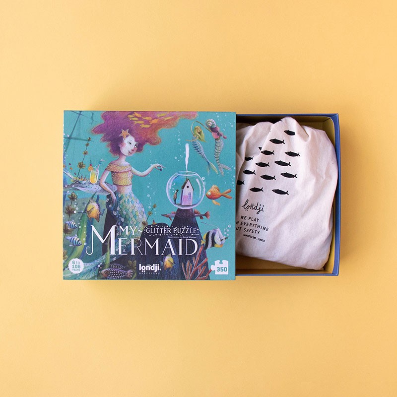 Londji My Mermaid puzzle 350 pezzi sirene glitter