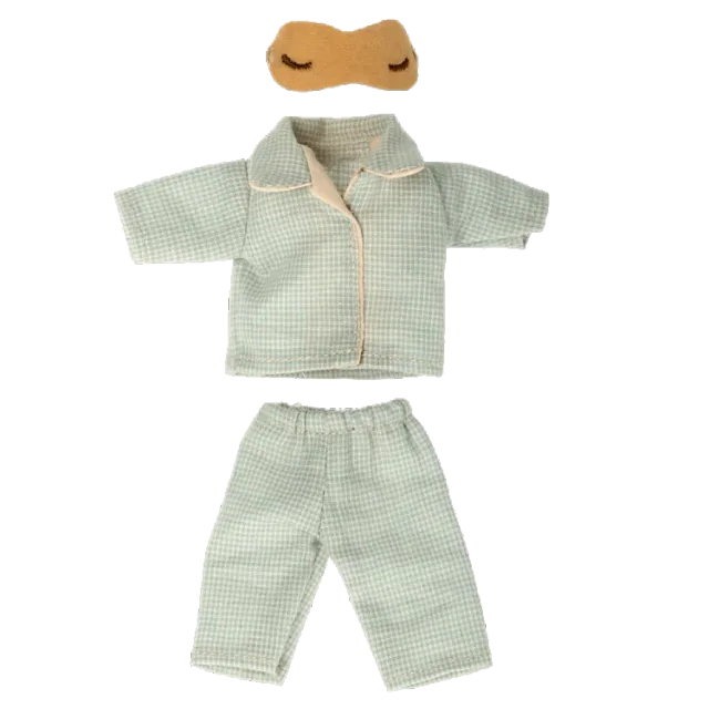 Maileg Papà Topo Pigiama Vestiti Cotone Mamma Papà