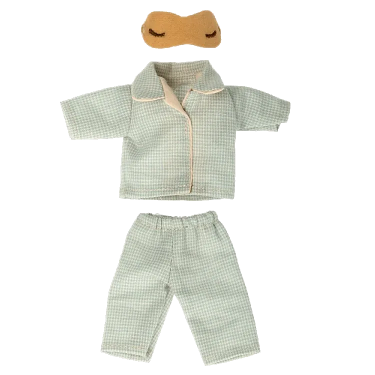 Maileg Papà Topo Pigiama Vestiti Cotone Mamma Papà