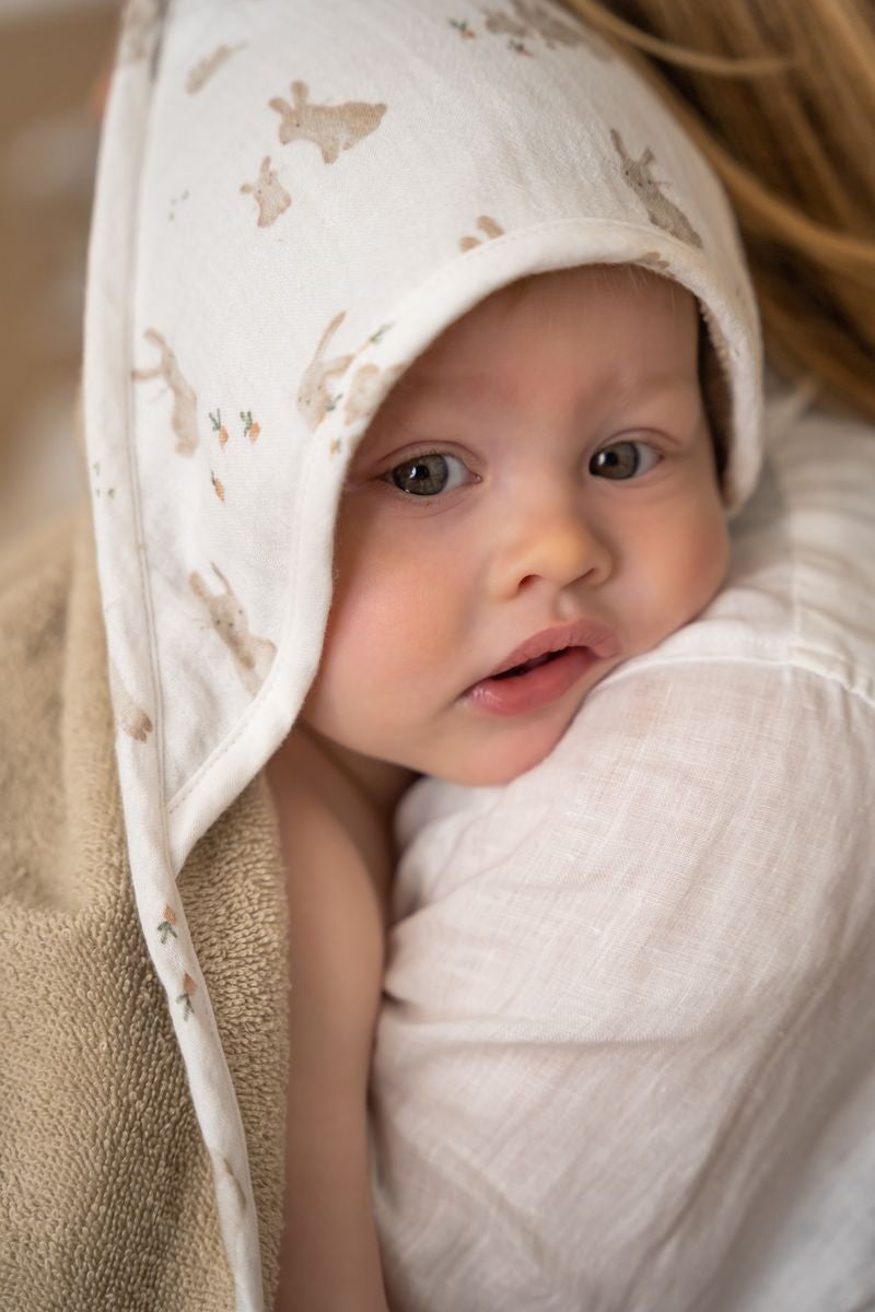 Little Dutch Baby Bunny accappatoio neonato cotone bio