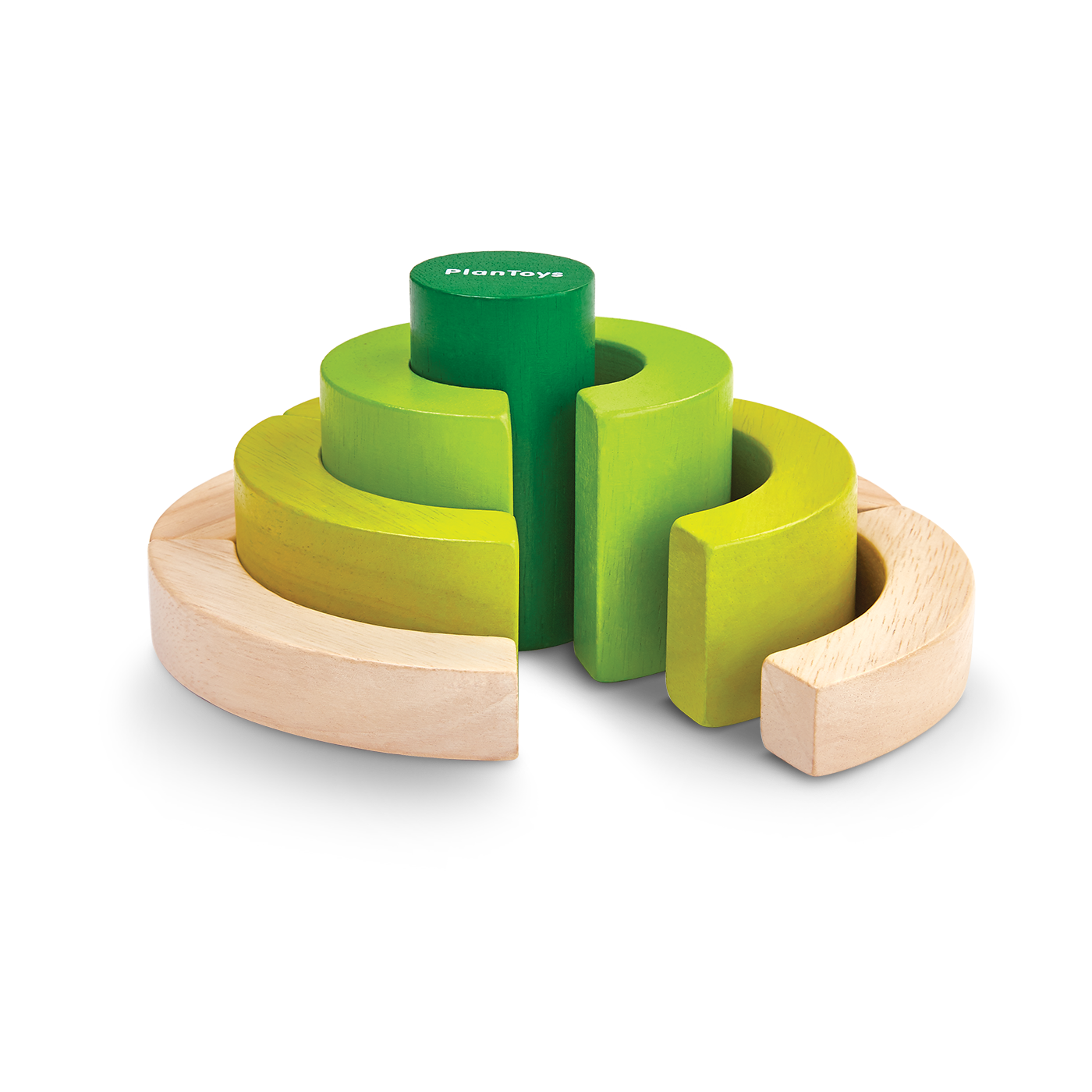 Plan Toys Curve Blocks gioco logico legno bambini