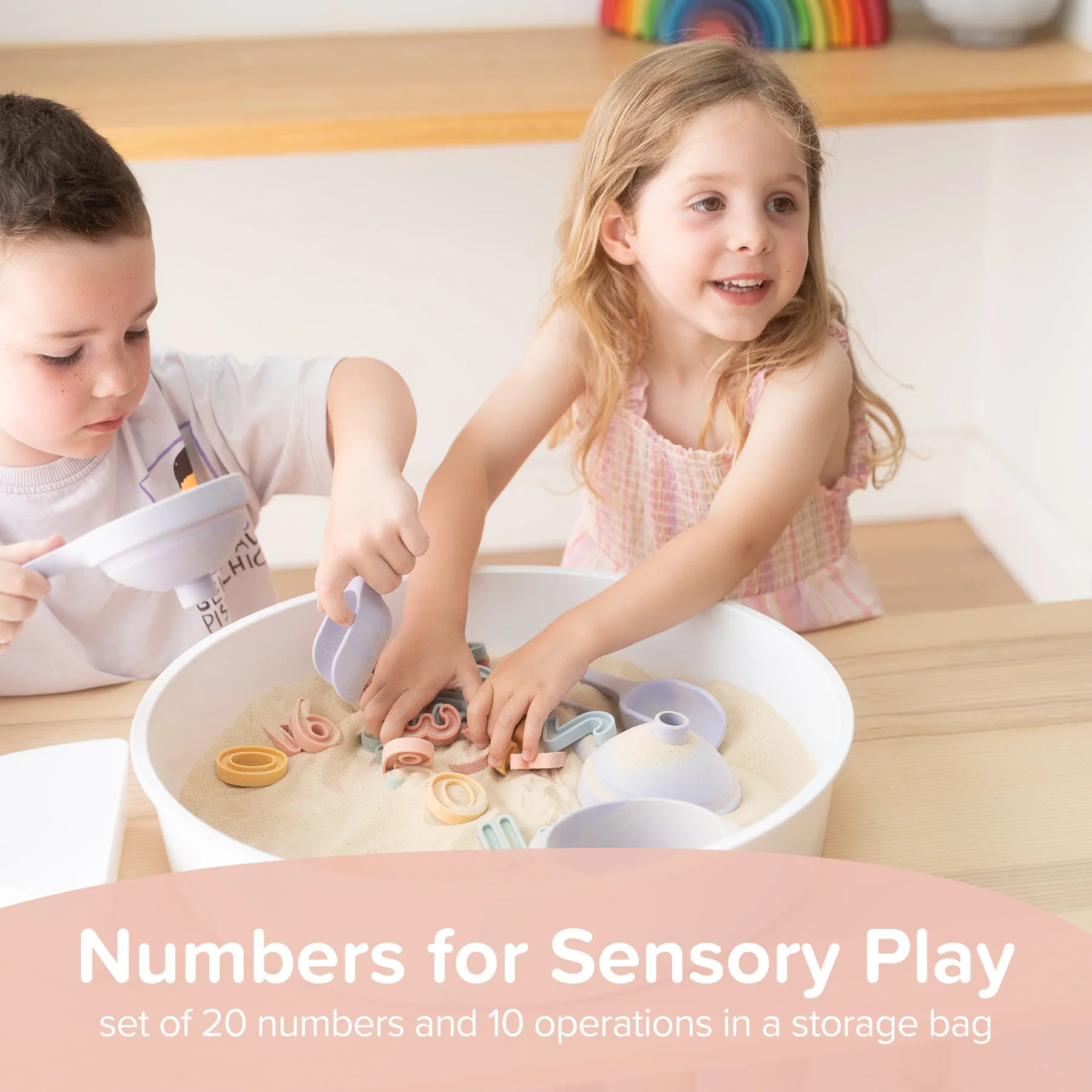Inspire My Play Set 20 numeri simboli gioco silicone