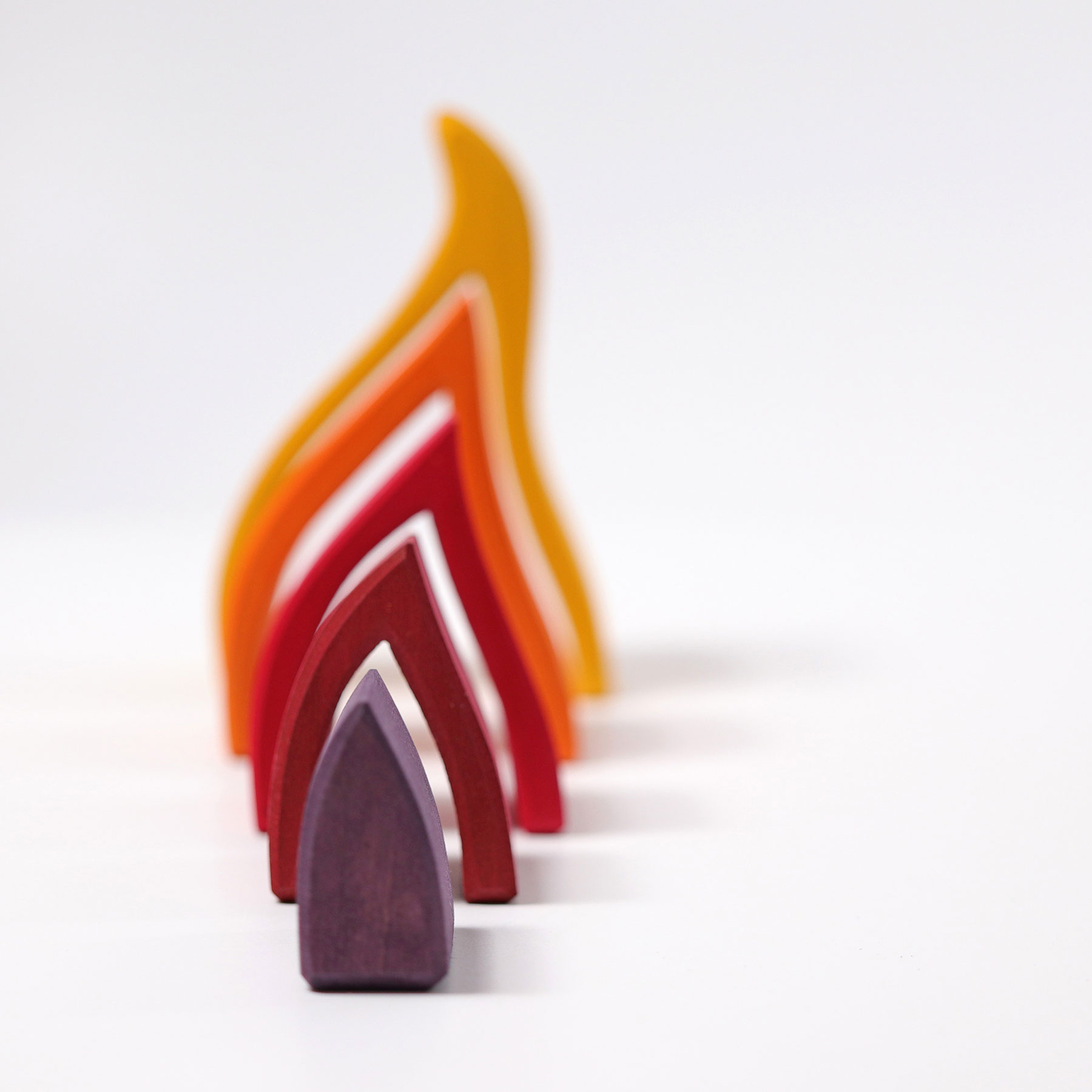 Grimm's Fiamma Mini impilabile legno 5 pezzi