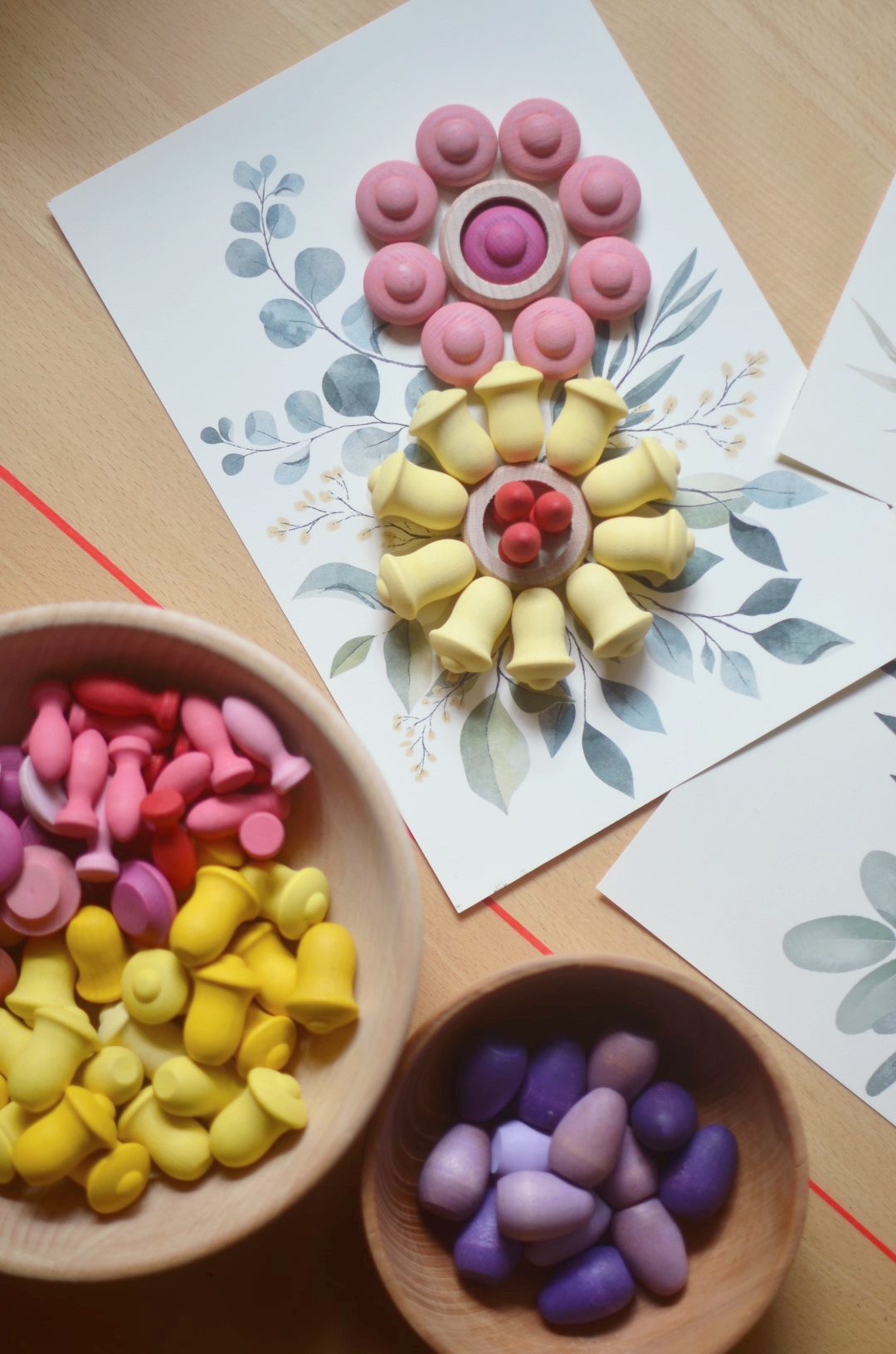 Grapat Mandala Primavera starter kit legno con carte gioco
