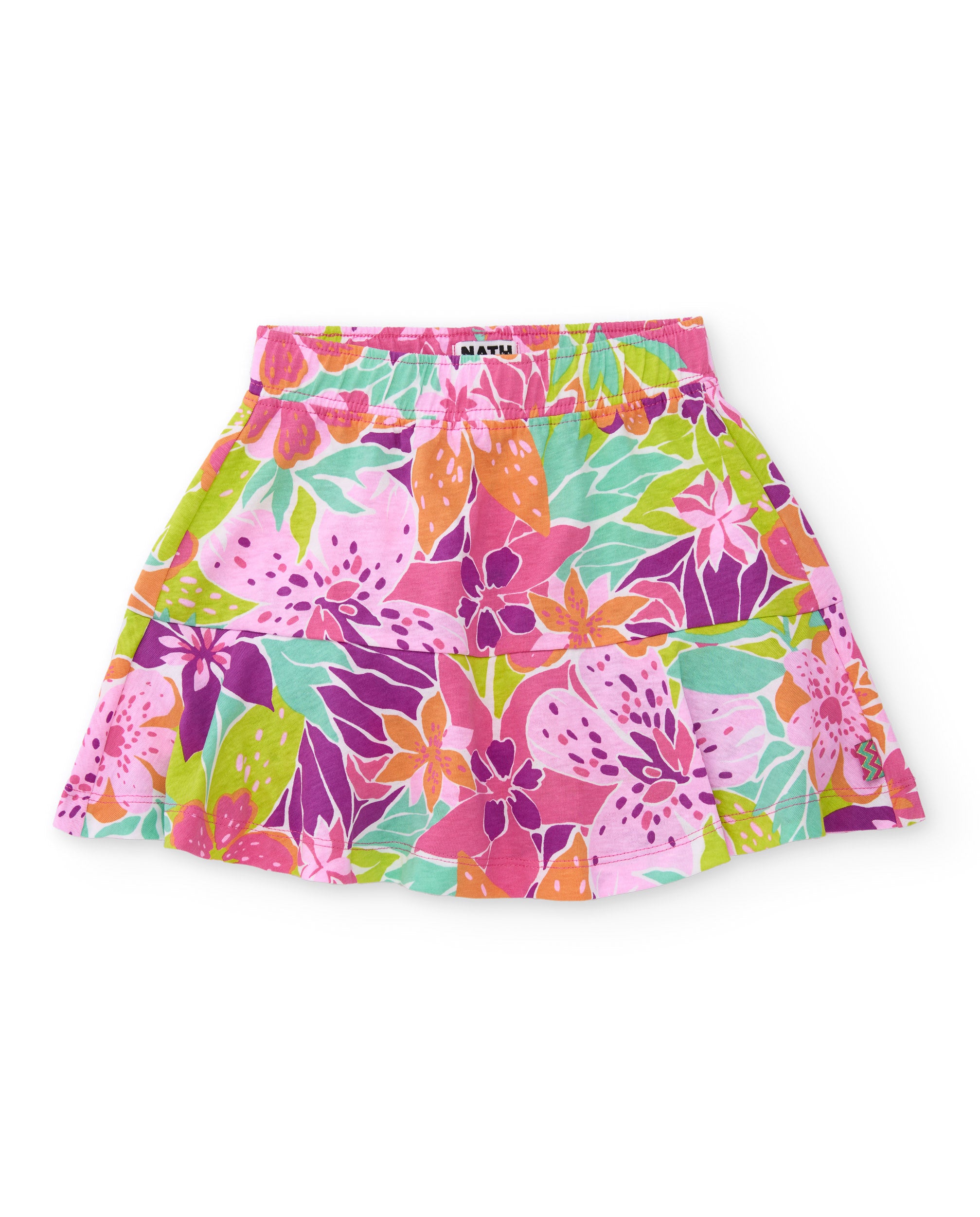 Tuc tuc gonna bambina fiori rosa vita elastica
