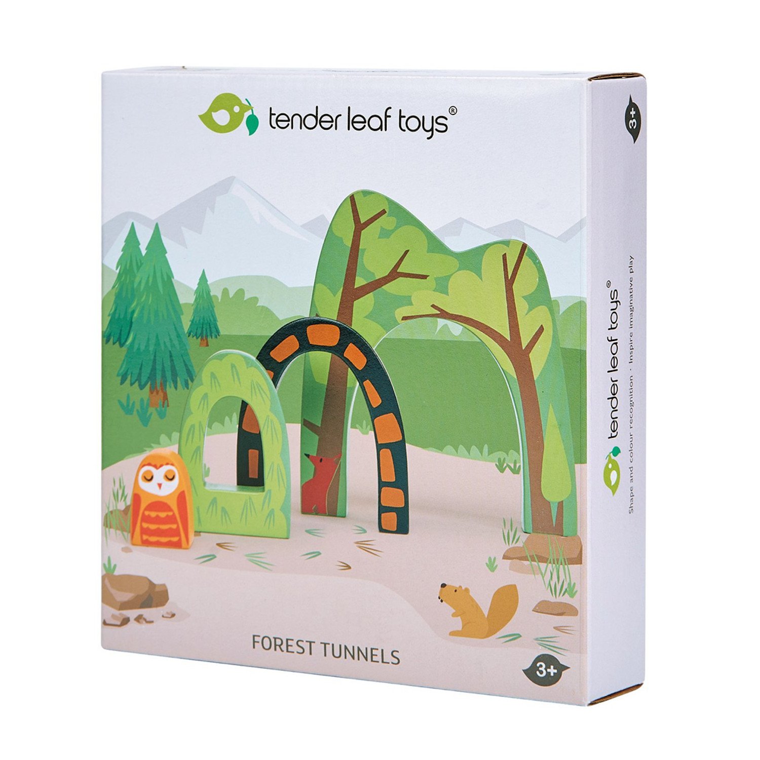 Tender Leaf Forest Tunnels set gioco legno 4 pezzi