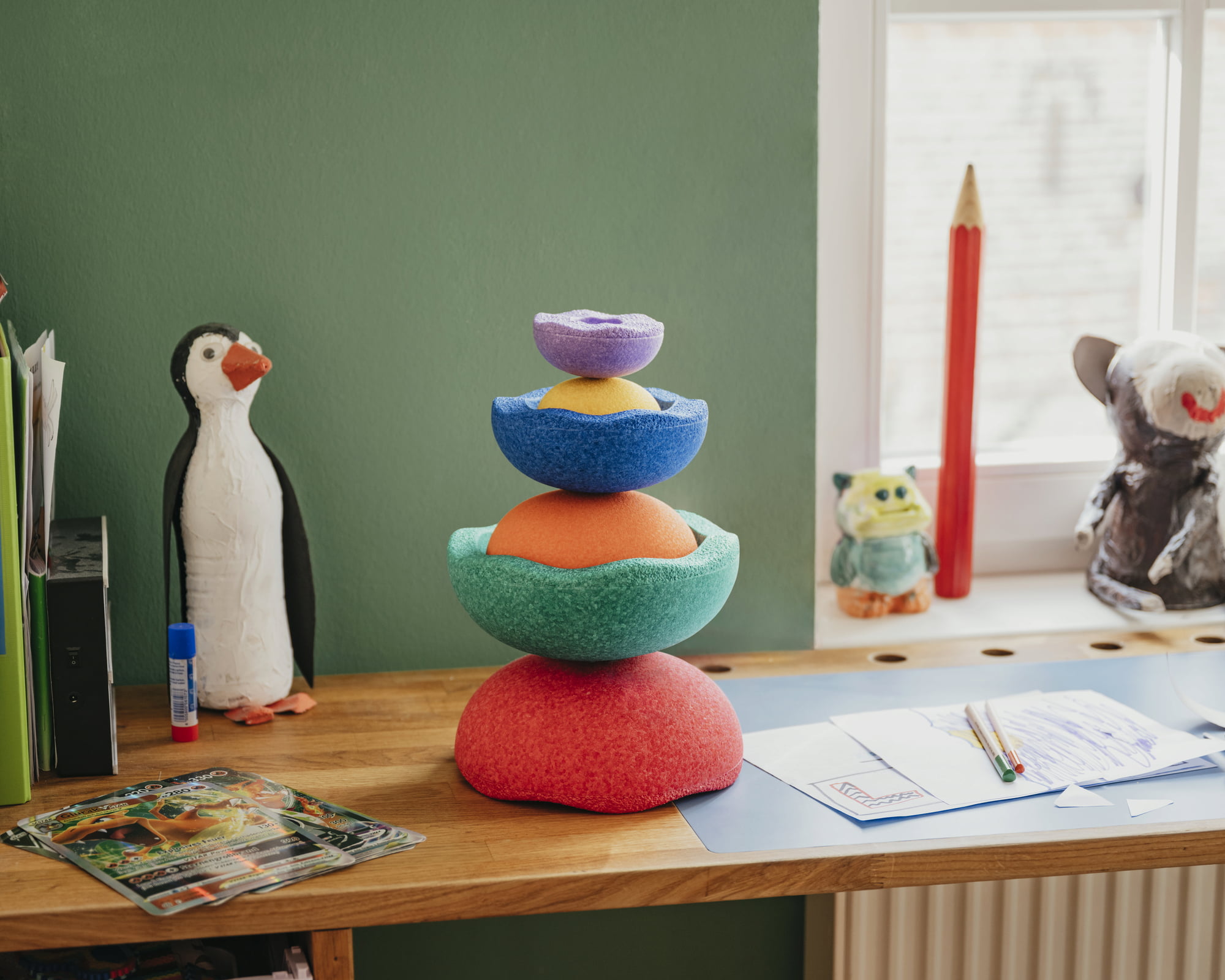Stapelstein Inside Rainbow Classic set 6 ciotole
